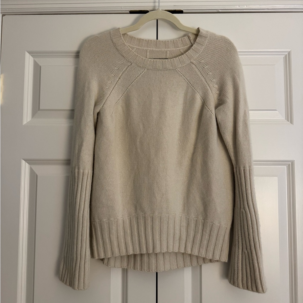 Nili Lotan Cream Cashmere Sweater